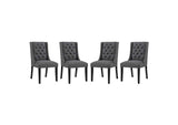 EEI-3558-GRY Baronet Fabric Dining Chair Set Of 4 By Modway