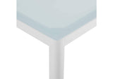 EEI-3576-WHI Raleigh 59" Outdoor Patio Aluminum Dining Table By Modway