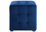 EEI-3577-NAV Contour Tufted Cube Performance Velvet Ottoman By Modway