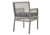 EEI-3594-GRY-NAV Aura Outdoor Patio Wicker Rattan Dining Armchair Set Of 4 By Modway