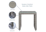 EEI-3595-GRY-NAV-SET Aura 3 Piece Outdoor Patio Wicker Rattan Set By Modway