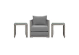 EEI-3597-GRY-GRY-SET Aura 3 Piece Outdoor Patio Wicker Rattan Set By Modway