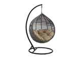 EEI-3614-GRY-MOC Garner Teardrop Outdoor Patio Swing Chair By Modway