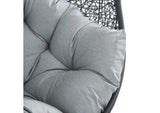 EEI-3634-GRY-GRY Hide Sunbrella® Fabric Swing Outdoor Patio Lounge Chair Without Stand By Modway