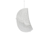 EEI-3634-WHI-WHI Hide Sunbrella® Fabric Swing Outdoor Patio Lounge Chair Without Stand By Modway