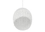 EEI-3634-WHI-WHI Hide Sunbrella® Fabric Swing Outdoor Patio Lounge Chair Without Stand By Modway