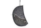EEI-3636-BLK-BEI Encase Swing Outdoor Patio Lounge Chair Without Stand By Modway