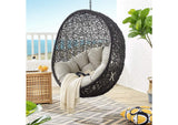 EEI-3636-BLK-BEI Encase Swing Outdoor Patio Lounge Chair Without Stand By Modway