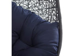 EEI-3636-BLK-NAV Encase Swing Outdoor Patio Lounge Chair Without Stand By Modway