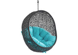 EEI-3636-BLK-TRQ Encase Swing Outdoor Patio Lounge Chair Without Stand By Modway