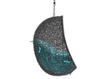 EEI-3636-BLK-TRQ Encase Swing Outdoor Patio Lounge Chair Without Stand By Modway