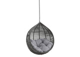 EEI-3637-GRY-GRY Garner Teardrop Outdoor Patio Swing Chair Without Stand By Modway