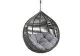 EEI-3637-GRY-GRY Garner Teardrop Outdoor Patio Swing Chair Without Stand By Modway
