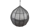 EEI-3637-GRY-GRY Garner Teardrop Outdoor Patio Swing Chair Without Stand By Modway