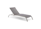 EEI-3721-GRY Savannah Mesh Chaise Outdoor Patio Aluminum Lounge Chair By Modway