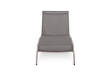 EEI-3721-GRY Savannah Mesh Chaise Outdoor Patio Aluminum Lounge Chair By Modway