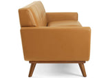EEI-3733-TAN Engage Top-Grain Leather Living Room Lounge Sofa By Modway