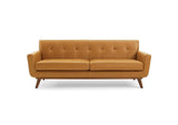 EEI-3733-TAN Engage Top-Grain Leather Living Room Lounge Sofa By Modway