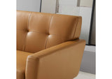 EEI-3733-TAN Engage Top-Grain Leather Living Room Lounge Sofa By Modway