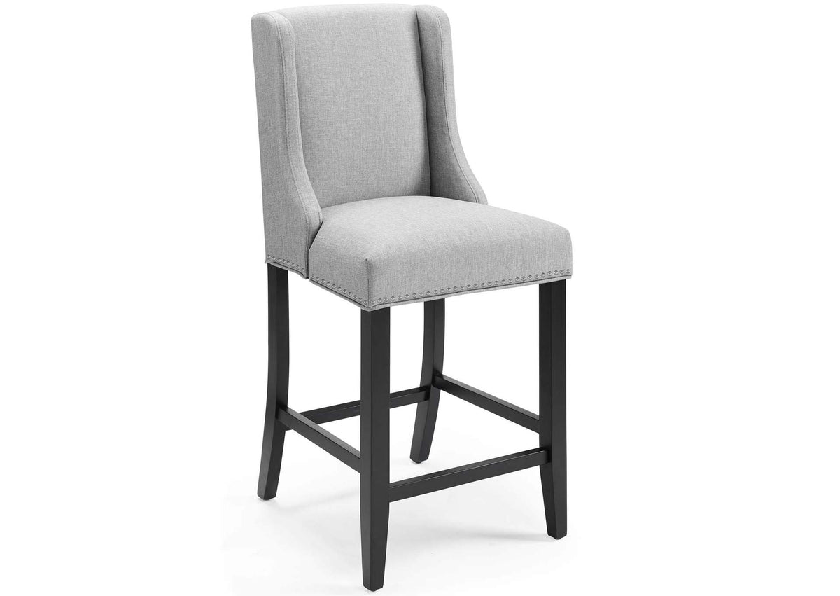 EEI-3735-LGR Baron Upholstered Fabric Counter Stool By Modway