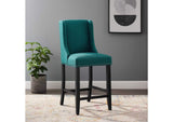 EEI-3735-TEA Baron Upholstered Fabric Counter Stool By Modway