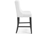 EEI-3736-WHI Baron Faux Leather Counter Stool By Modway