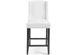 EEI-3736-WHI Baron Faux Leather Counter Stool By Modway