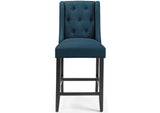 EEI-3739-AZU Baronet Tufted Button Upholstered Fabric Counter Stool By Modway