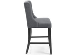 EEI-3739-GRY Baronet Tufted Button Upholstered Fabric Counter Stool By Modway