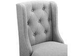 EEI-3739-LGR Baronet Tufted Button Upholstered Fabric Counter Stool By Modway