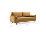 EEI-3764-COG Valour Performance Velvet Sofa By Modway