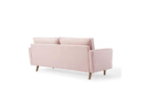 EEI-3764-PNK Valour Performance Velvet Sofa By Modway
