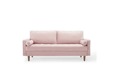 EEI-3764-PNK Valour Performance Velvet Sofa By Modway