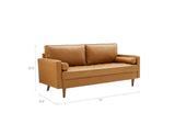 EEI-3765-TAN Valour Tufted Vegan Leather Sofa By Modway