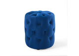 EEI-3778-NAV Amour Tufted Button Round Performance Velvet Ottoman By Modway