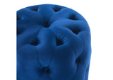 EEI-3778-NAV Amour Tufted Button Round Performance Velvet Ottoman By Modway