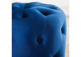 EEI-3778-NAV Amour Tufted Button Round Performance Velvet Ottoman By Modway
