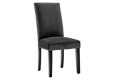 EEI-3779-CHA Parcel Performance Velvet Dining Side Chairs Set Of 2 By Modway