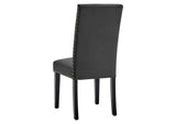 EEI-3779-CHA Parcel Performance Velvet Dining Side Chairs Set Of 2 By Modway