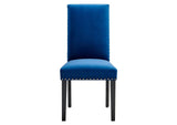 EEI-3779-NAV Parcel Performance Velvet Dining Side Chairs Set Of 2 By Modway