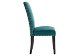 EEI-3779-TEA Parcel Performance Velvet Dining Side Chairs Set Of 2 By Modway