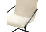 EEI-3800-BLK-BEI Pitch Upholstered Fabric Dining Armchair By Modway