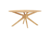 EEI-3848-OAK Crossroads 63" Oval Wood Dining Table By Modway