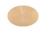 EEI-3848-OAK Crossroads 63" Oval Wood Dining Table By Modway