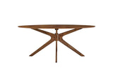 EEI-3849-WAL Crossroads 71" Oval Wood Dining Table By Modway