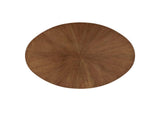 EEI-3849-WAL Crossroads 71" Oval Wood Dining Table By Modway