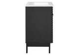 EEI-3860-BLK-WHI Render 24" Bathroom Vanity By Modway