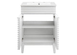 EEI-3860-WHI-WHI Render 24" Bathroom Vanity By Modway