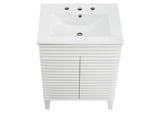 EEI-3860-WHI-WHI Render 24" Bathroom Vanity By Modway