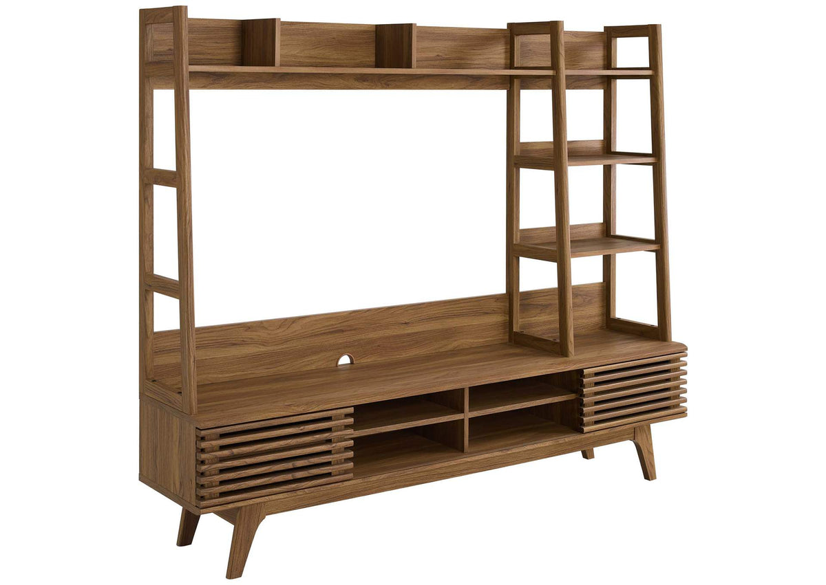EEI-3863-WAL Render TV Stand Entertainment Center By Modway
